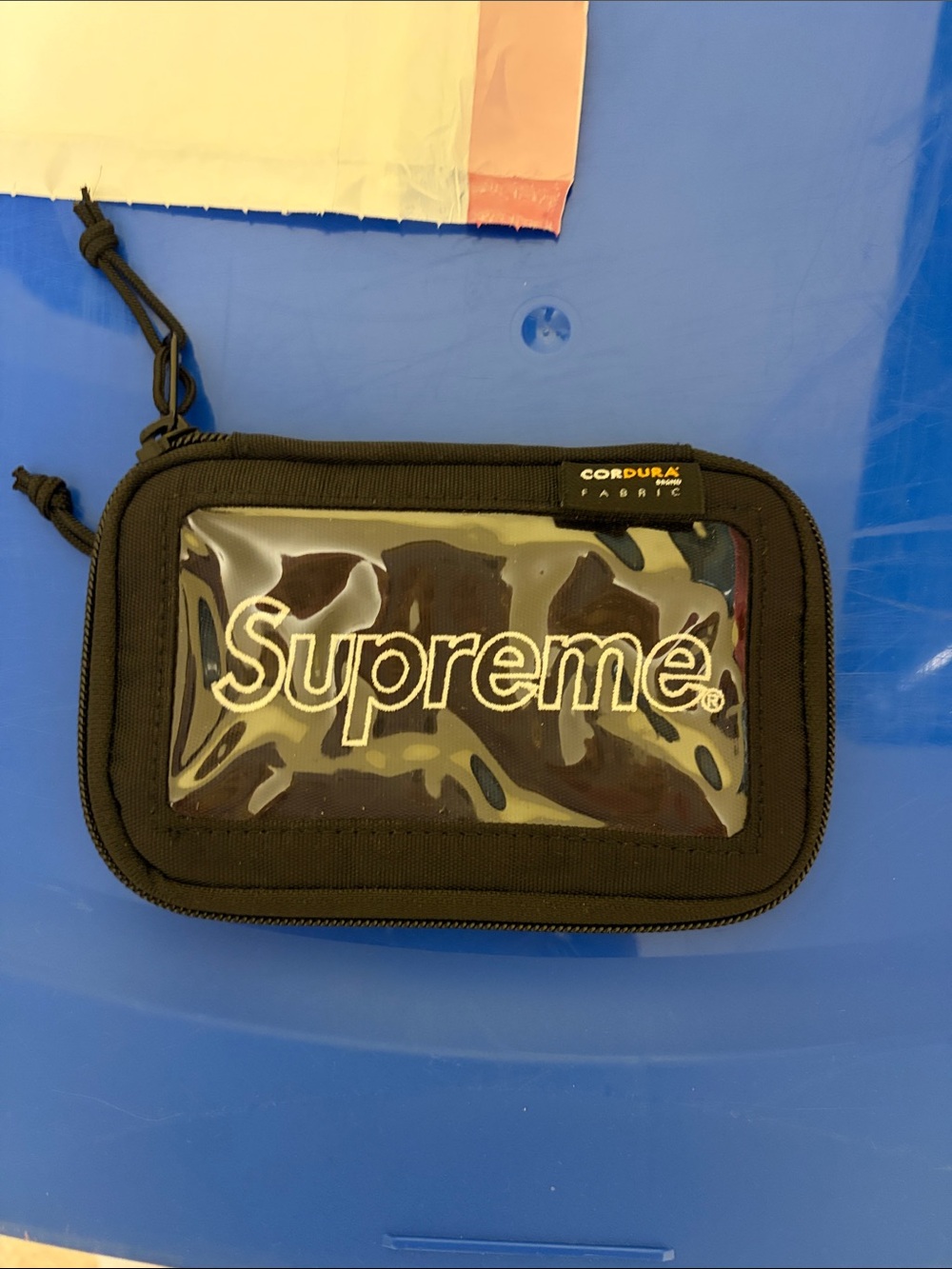 Supreme Zip Card Case